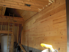 interior wood paneling