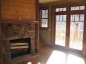 basement rock fireplace